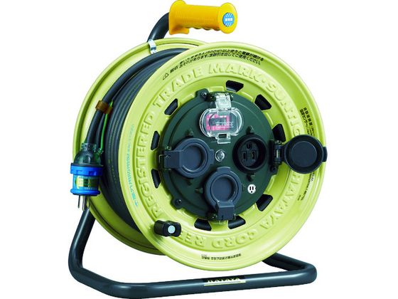 ハタヤ 屋外用 サンタイガーレインボーリール 単相100V 30m アース・ブレーカー付 BX-301K ハタヤ 屋外用 サンタイガーレインボーリール 単相100V 30m アース・ブレーカー付 BX-301K