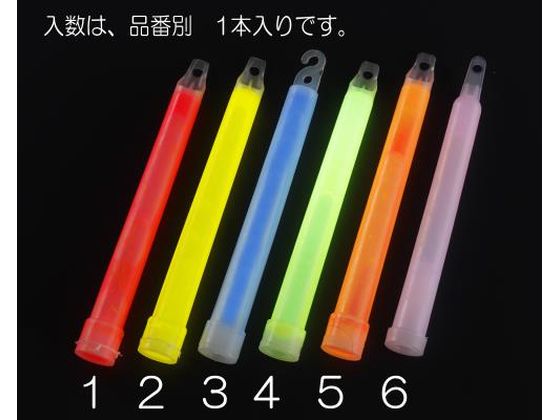 エスコ スティックライト 黄 φ18×150mm EA983RL-2