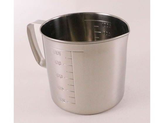 赤川器物製作所 AG 18-8口付水マス 1L 036074