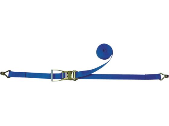 TESAC ラッシングベルト ベルト荷締機ラチェットバックル式両端ナローフック