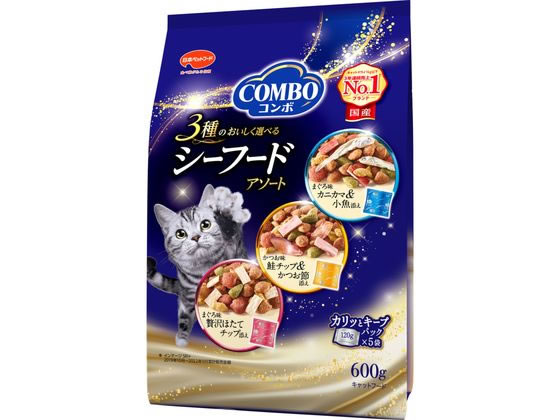 日本ペットフード コンボ キャット シーフードアソート 600g 日本ペットフード コンボ キャット シーフードアソート 600g