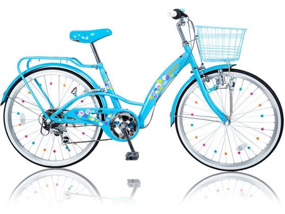 21Technology シティサイクル EM226 パステルブルー 21Technology シティサイクル EM226 パステルブルー