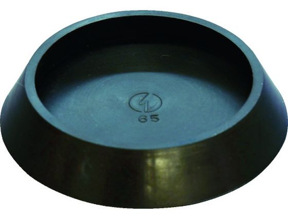 光 平置きゴム 黒丸 内径65mm BE-0-652