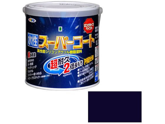 アサヒペン 水性スーパーコート 0.7L Aブルー