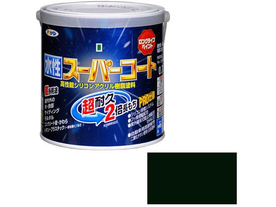 アサヒペン 水性スーパーコート 0.7L Aグリーン