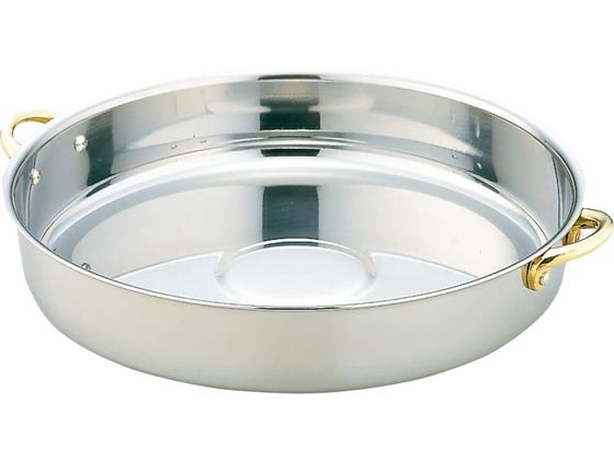玉虎堂製作所 MA 18-0両手付 すき焼鍋 22cm