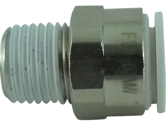 チヨダ ファイブメイルコネクタ W(白)10mm・R1/4 F10-02MW チヨダ ファイブメイルコネクタ W(白)10mm・R1/4 F10-02MW