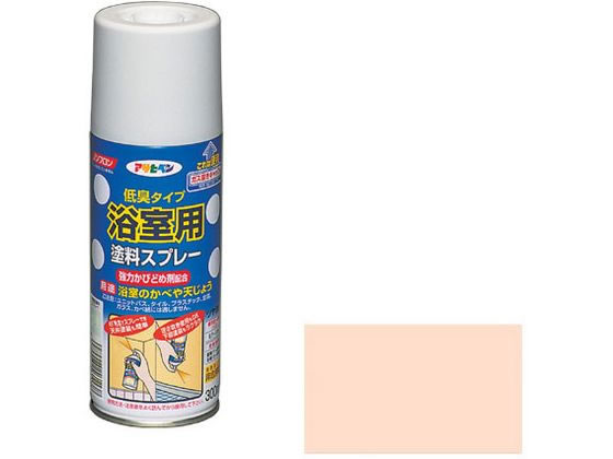 アサヒペン 浴室用塗料スプレー 300ml ペールピンク