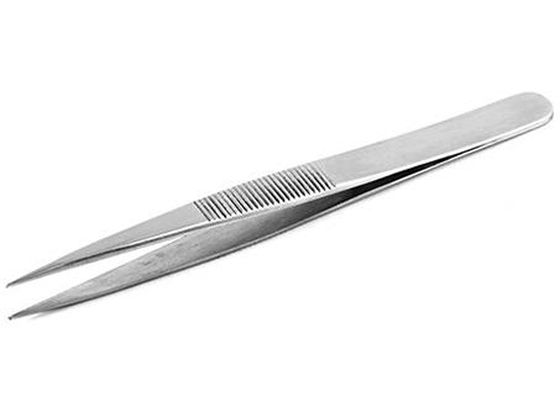 エスコ 精密用ピンセット ステンレス製 0.4×110mm 40 EA595AK-82 エスコ 精密用ピンセット ステンレス製 0.4×110mm 40 EA595AK-82