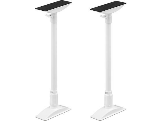 アイリスオーヤマ 家具転倒防止伸縮棒 L ホワイト 2本 KTB-60R