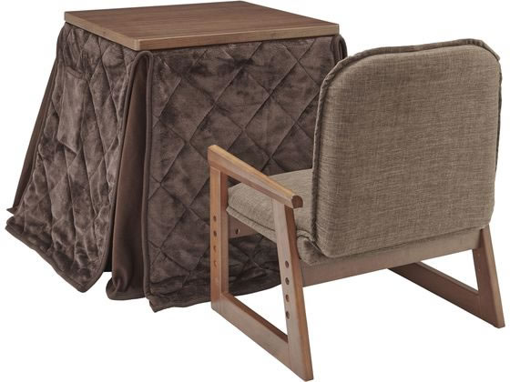 ユアサプライムス 一人用こたつ なごみ 55cm NGM-N55DLH(FBR) ユアサプライムス 一人用こたつ なごみ 55cm NGM-N55DLH(FBR)