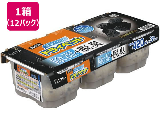 エステー 備長炭ドライペット 3個×12パック