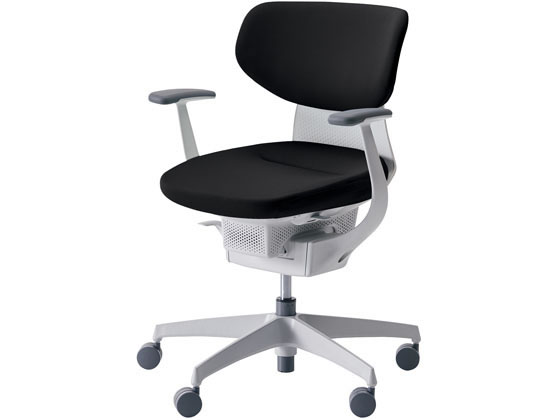 ●品番：CR-GW3201E1G4B6-VN●クッションタイプ●ラテラルタイプ●肘タイプ：Ｔ型肘●脚タイプ：樹脂脚●外寸法：幅６８５×奥行５８０〜６４０×高さ８３０〜９２０ｍｍ●座面寸法：幅４８０×奥