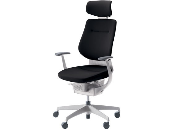 ●品番：CR-GW3205E1G4B6-WN●クッションタイプ●ヘッドレスト付●肘タイプ：Ｔ型肘●脚タイプ：樹脂脚●外寸法：幅６８５×奥行６００〜７１０×高さ１１６０〜１２５０ｍｍ●座面寸法：幅４８０