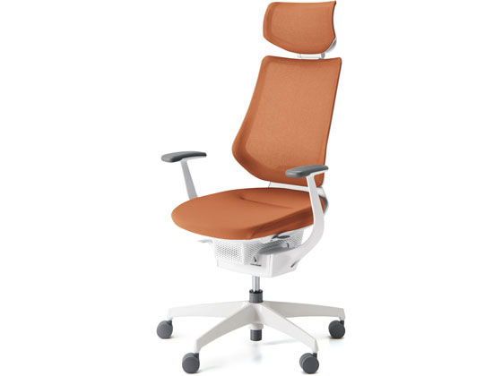 ●品番：CR-GW3405E1G40T-V●メッシュタイプ●ヘッドレスト付●肘タイプ：Ｔ型肘●脚タイプ：樹脂脚●外寸法：幅６８５×奥行６７０〜７８５×高さ１１８０〜１２７０ｍｍ●座面寸法：幅４８０×奥