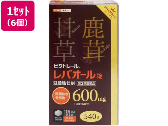 美吉野製薬 ビタトレール レバオール錠プレミアム 540錠×6個【第3類医薬品】 美吉野製薬 ビタトレール レバオール錠プレミアム 540錠×6個【第3類医薬品】
