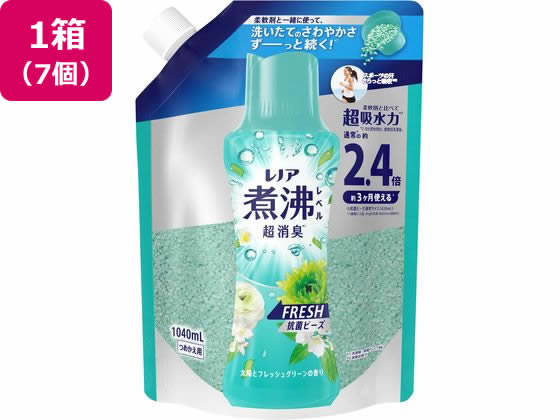 P & G レノア消臭抗菌ビーズグリーン 替 特大 1040ml×7個 P & G レノア消臭抗菌ビーズグリーン 替 特大 1040ml×7個