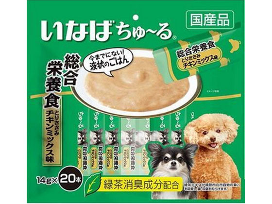 いなばペットフード Wan ちゅ~る とりささみ チキンミックス味 いなばペットフード Wan ちゅ~る とりささみ チキンミックス味