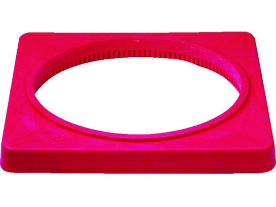 サンコー 樹脂製カラーコーンベット(2.0kg)赤 8Y0079 8Y0079