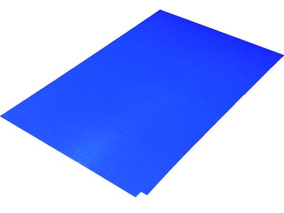TRUSCO 粘着クリーンマット 450×900MM ブルー (10シート) CM459010-B