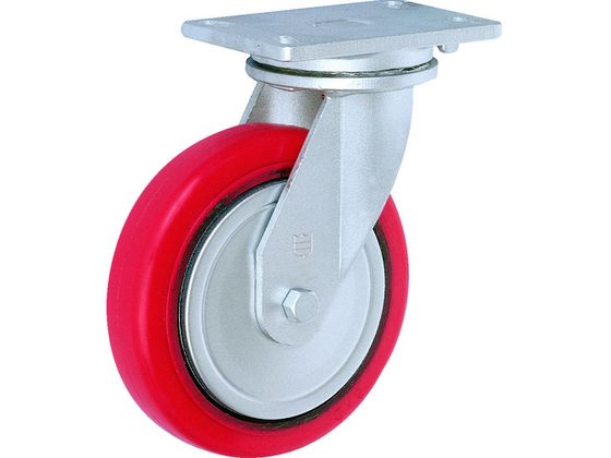 TRUSCO 重量キャスター 自在 150MM 耐湿ウレタン車輪360KGF HR HM150360PCI-TG