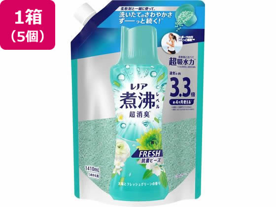 P & G レノア消臭抗菌ビーズグリーン 替 超特大 1410ml×5個 P & G レノア消臭抗菌ビーズグリーン 替 超特大 1410ml×5個