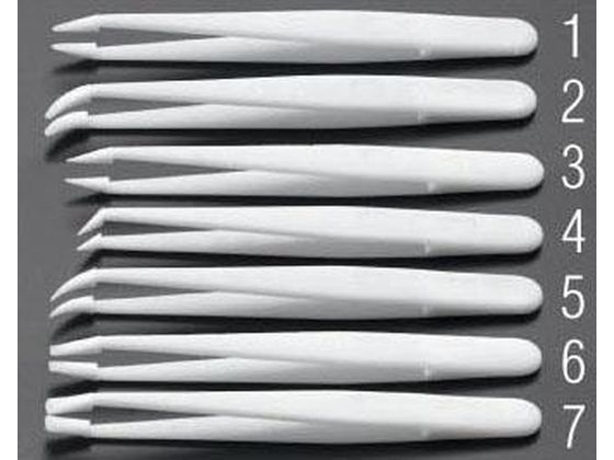 エスコ 精密用ピンセット デルリン製 118mm P35 EA595AM-6 エスコ 精密用ピンセット デルリン製 118mm P35 EA595AM-6