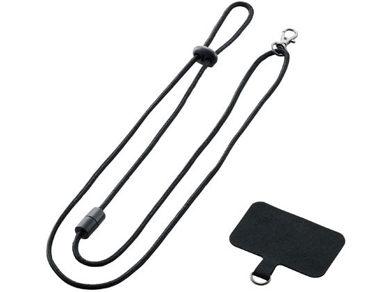エレコム スマホアクセサリ 外付ストラップホール P-STHNECBK エレコム スマホアクセサリ 外付ストラップホール P-STHNECBK