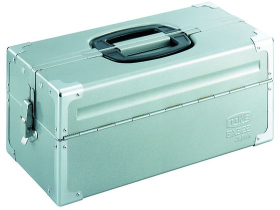TONE ツールケース(メタル) V形2段式 シルバー BX322SV