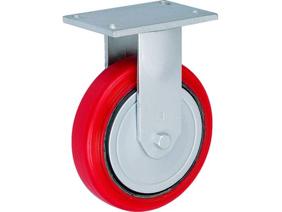 TRUSCO 重量キャスター 固定 100MM 耐湿ウレタン車輪360KGF HR HM150360RPCI-TG
