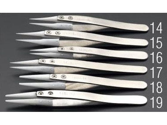エスコ 精密用ピンセット デルリン・ステンレス製 120mm EA595AP-19 エスコ 精密用ピンセット デルリン・ステンレス製 120mm EA595AP-19