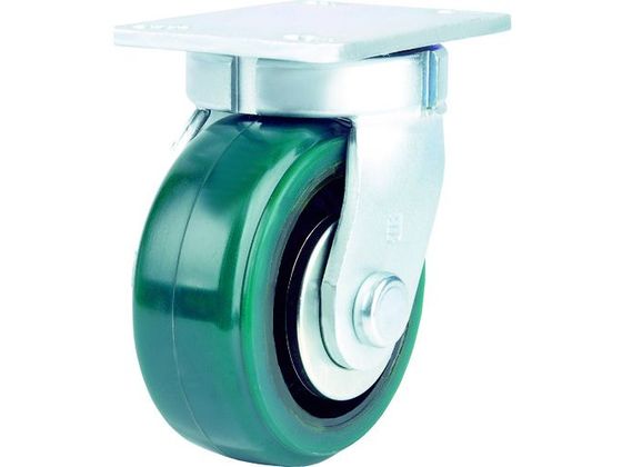 TRUSCO 超重高荷重用キャスター 自在 100MM 耐湿ウレタン車輪1000KGF TUSH100-KPL