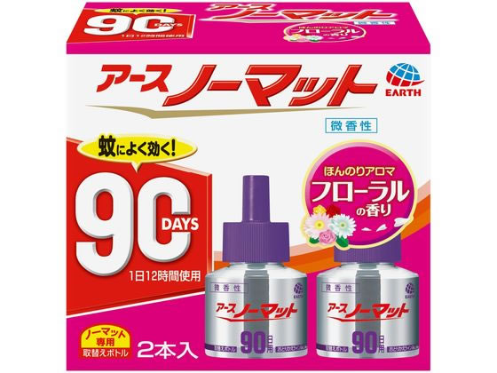 アース製薬 アースノーマット 取替えボトル90日用 微香性 2本入 アース製薬 アースノーマット 取替えボトル90日用 微香性 2本入