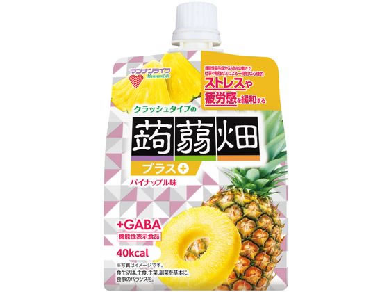 マンナンライフ クラッシュタイプの蒟蒻畑プラス パイナップル味 マンナンライフ クラッシュタイプの蒟蒻畑プラス パイナップル味