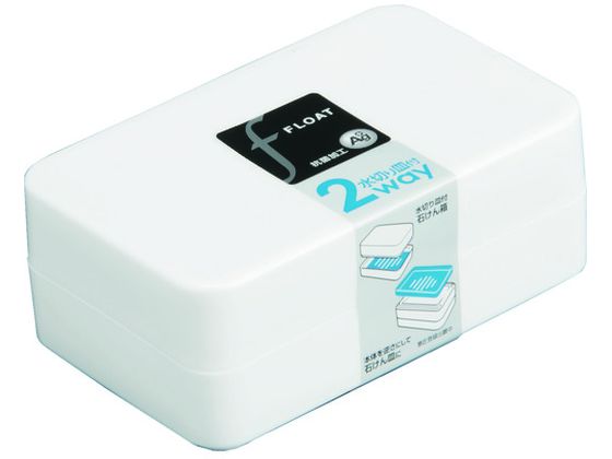 新輝合成 トンボ フロート 石けん箱 水切り皿付 ホワイト 07753 新輝合成 トンボ フロート 石けん箱 水切り皿付 ホワイト 07753