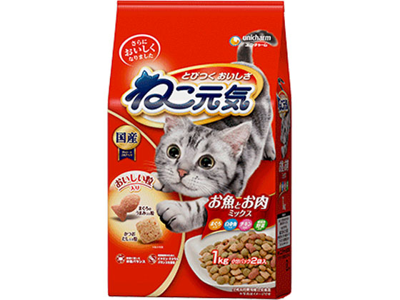 ユニ・チャーム ねこ元気 お魚とお肉 ミックス ユニ・チャーム ねこ元気 お魚とお肉 ミックス