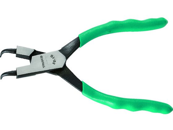 TRUSCO スナップリングプライヤー 孔用 Φ1.0 曲爪50型 50-1B TRUSCO スナップリングプライヤー 孔用 Φ1.0 曲爪50型 50-1B
