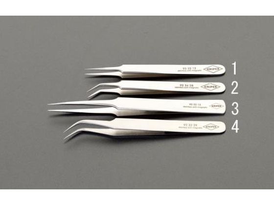 エスコ 精密用ピンセット ステンレス製 0.5×135mm EA595EB-3 エスコ 精密用ピンセット ステンレス製 0.5×135mm EA595EB-3