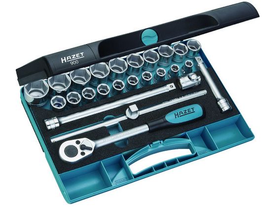 HAZET ソケットレンチセット(6角タイプ・差込角12.7mm) 900 HAZET ソケットレンチセット(6角タイプ・差込角12.7mm) 900