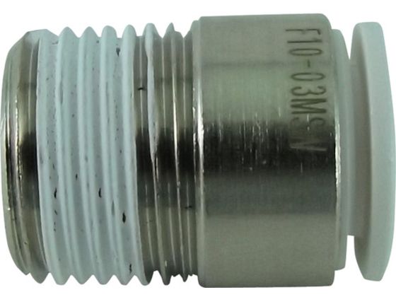 チヨダ ファイブ六角穴付メイルコネクター W(白)10mm・R3/8 F10-03MSW チヨダ ファイブ六角穴付メイルコネクター W(白)10mm・R3/8 F10-03MSW