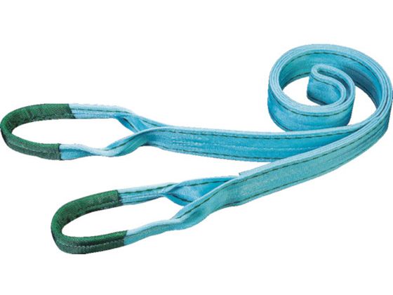 ●型番：PE0350300●最大使用荷重（t）：1．25 ●全長（m）：3 ●ベルト寸法（mm）幅×厚さ：35×9．0 ●JIS3等級：○ ●縫製部長さ（mm）：200 ●アイ部幅（mm）：22 ●ア