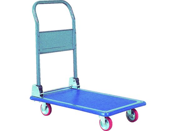 アイケー プレス製運搬車 折畳ハンドルタイプ 均等荷重150kg