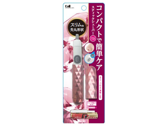貝印 KQ1806 スティック シェーバー スリムヘッド ピンク