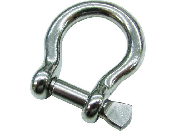TRUSCO オタフクシャックル ステンレス製 D寸法4mm (1個=1袋) TOS-4