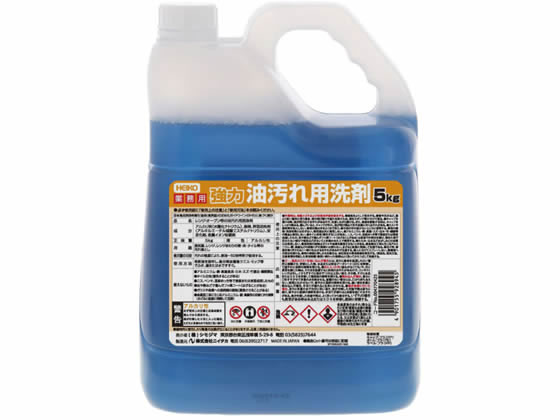 ヘイコー 業務用洗剤 強力油汚れ洗剤 5kg 004770425 ヘイコー 業務用洗剤 強力油汚れ洗剤 5kg 004770425