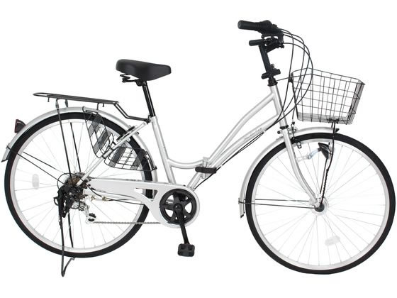 21Technology シティサイクル MCA266 ピュアシルバー 21Technology シティサイクル MCA266 ピュアシルバー
