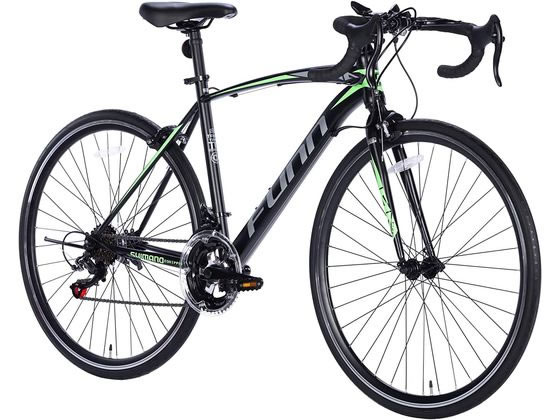 21Technology ロードバイク GT100S マットブラック グリーン 21Technology ロードバイク GT100S マットブラック グリーン