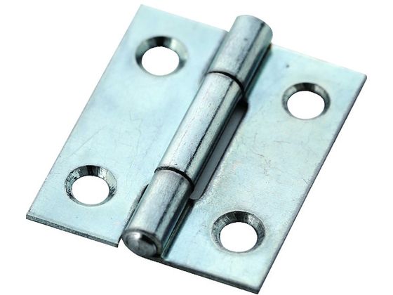 TRUSCO スチール製薄口普通蝶番 三価クロムメッキ仕上 25.5mm