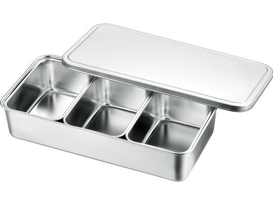 赤川器物 AG 18-8 中型調味料入 3ヶ入横長