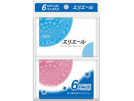 大王製紙 エリエール ティシュー ポケット 6個 大王製紙 エリエール ティシュー ポケット 6個